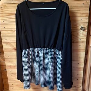 Black and White Women's Top